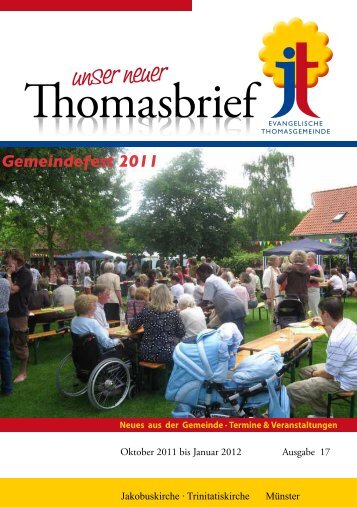 Gemeindebrief als pdf-Datei - Evangelische Thomasgemeinde