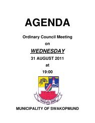 AGENDA - Swakopmund Municipality