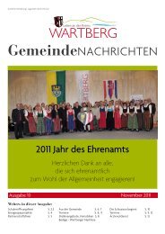 Folge 10 November 2011.pdf - Gemeinde Wartberg an der Krems