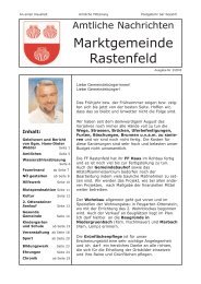 Gemeindezeitung 2003/02 (9,56 MB) - Marktgemeinde Rastenfeld