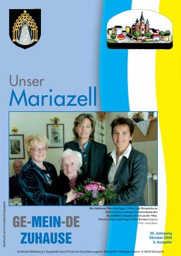 Ausgabe Oktober 2009 - Stadt Mariazell