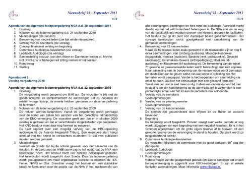Nederlandse Vereniging Voor Audiologie Nieuwsbrief 95 - Ned.Ver ...