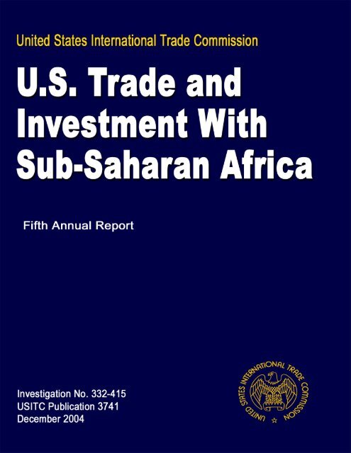 Southern African Development Community - United States ...