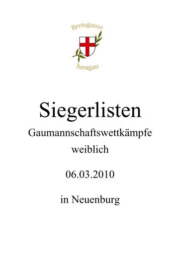 Siegerliste Gaumannschaft weiblich 2010.pdf - Breisgauer Turngau