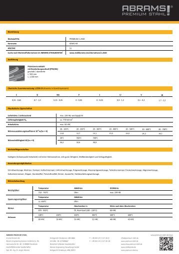 1.2550 - Abrams Premium Stahl