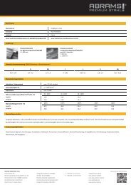 Bezeichnung Werkstoff-Nr. PREMIUM 1.2312 Kurzname - Abrams ...