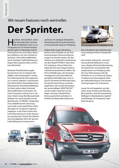 Der neue GL. - Assenheimer +Mulfinger GmbH & Co.KG