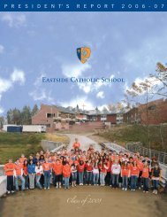 Class of - Eastside Catholic School