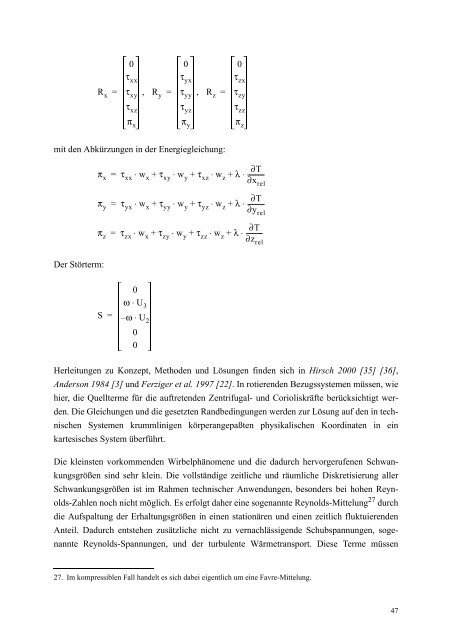 Numerische Optimierung dreidimensional parametrisierter ...