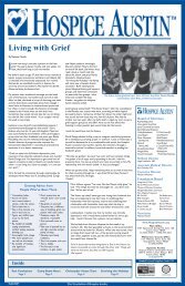 Fall 07 Newsletter.pmd - Hospice Austin