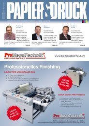 Professionelles Finishing - Papier & Druck