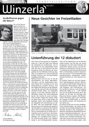 Stadtteilzeitung Winzerla Mai 2012 - Winzerla - Jenapolis