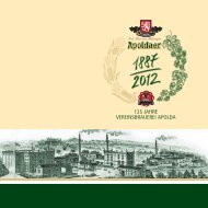 Broschüre ansehen (Pdf) - Vereinsbrauerei Apolda