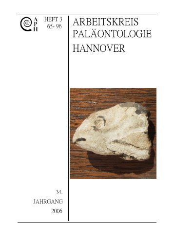 3 - Arbeitskreis Paläontologie Hannover