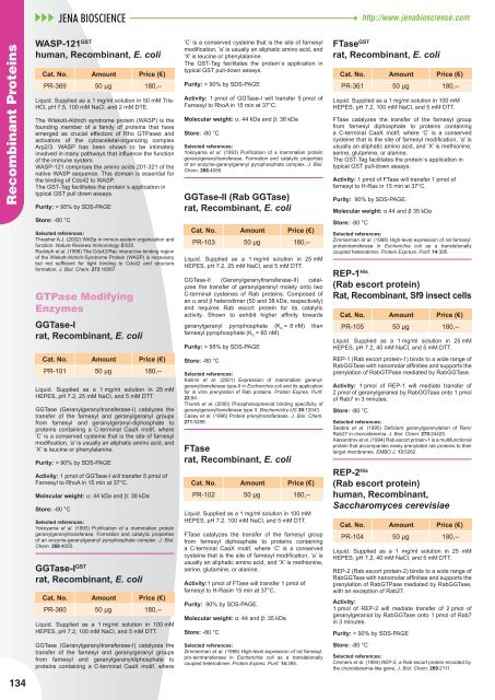 Nucleotide Analogs - Jena Bioscience