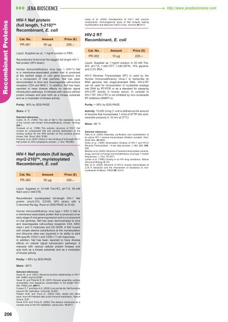 Nucleotide Analogs - Jena Bioscience