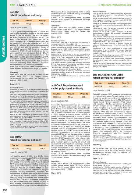 Nucleotide Analogs - Jena Bioscience