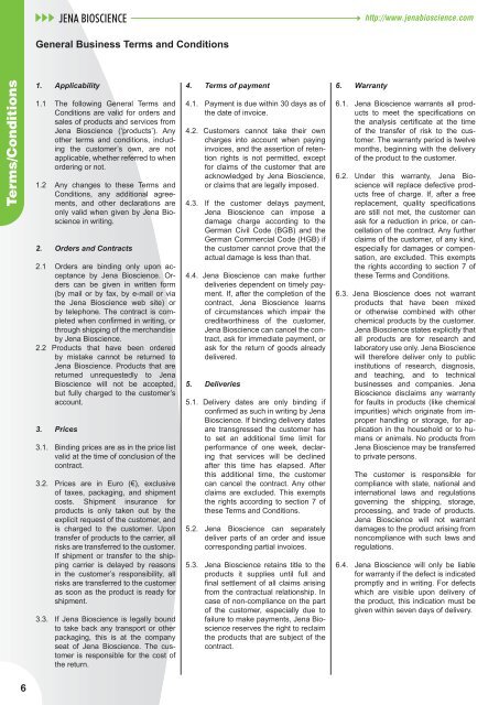 Nucleotide Analogs - Jena Bioscience