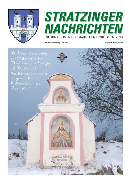 Stratzinger nachrichten Stratzinger nachrichten - Marktgemeinde ...