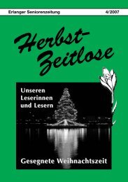 Herbst-Zeitlose Ausgabe 4-2007 (56 Seiten; 2