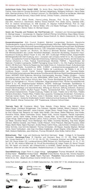 Album 2008 (PDF) 3,6 MB Deutsch - RuhrTriennale 2008