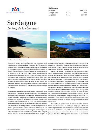 Sardaigne - Enit