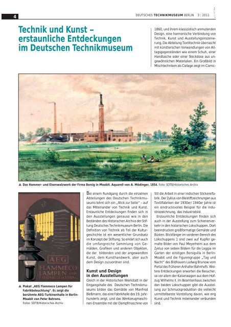 Leseprobe 3|2011 (PDF) - Deutsches Technikmuseum Berlin