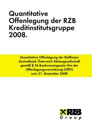 RZB Group Quantitative Offenlegung 2008 dt M2 - Raiffeisen ...