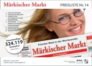 Mediadaten - Märkischer Markt