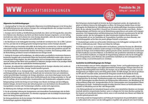 WVW-Preisliste 2013