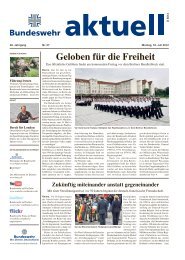 Geloben für die Freiheit - Bundeswehr