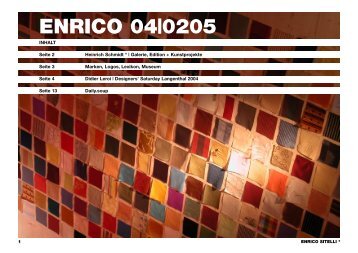 PDF-Magazin «ENRICO - Enrico Sitelli