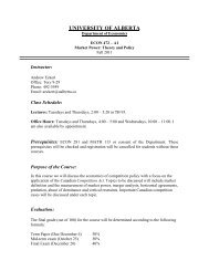 01 Course Outline - University of Alberta