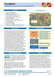 PicoMOD1-A4 deutsch.pmd - F&S Elektronik Systeme GmbH