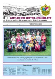 Mitteilungsblatt Juli - Stadt Schirgiswalde