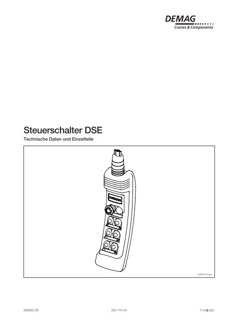 Steuerschalter DSE - Demag Cranes & Components AG