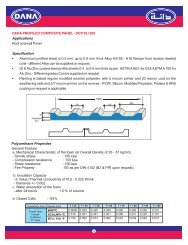 dana sandwich panels dcp 45/250 - Dana Group