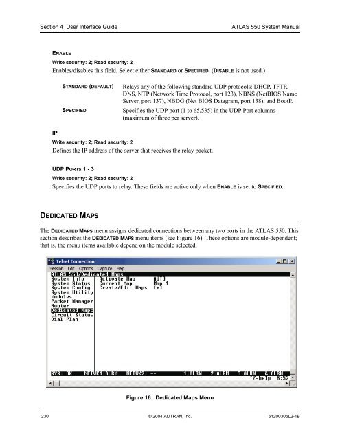 ATLAS 550 System Manual - Adtran