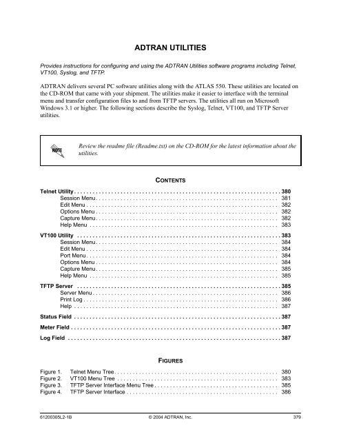 ATLAS 550 System Manual - Adtran