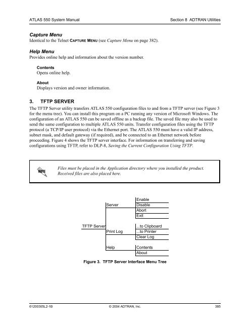 ATLAS 550 System Manual - Adtran