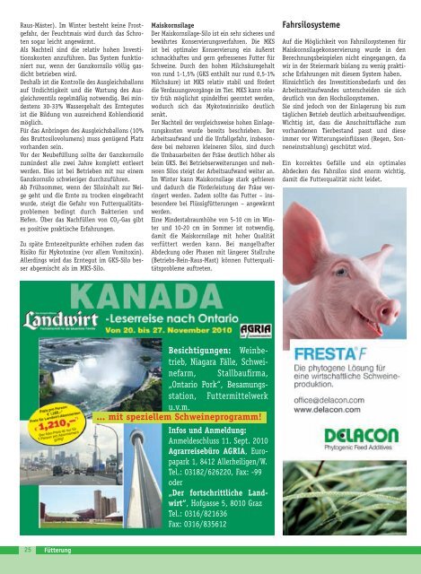 Mit „Unternehmen Landwirtschaft 2020“ - Schweine.at