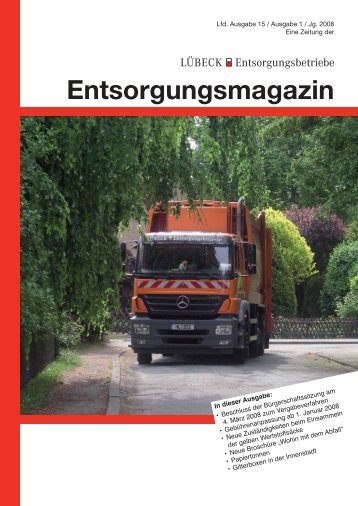 Entsorgungsmagazin - bei den Entsorgungsbetrieben Lübeck ...