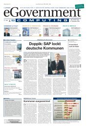 Doppik: SAP lockt deutsche Kommunen - eGovernment Computing