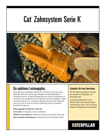 Cat® Zahnsystem Serie K™
