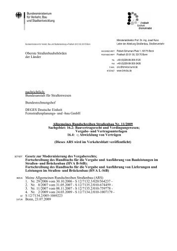 HVA L-StB - Bundesministerium für Verkehr, Bau und ...