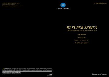 r2 super series konica minolta digital minilab system - Serrano Rey