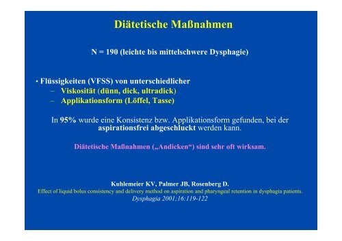 Neurogene Dysphagie