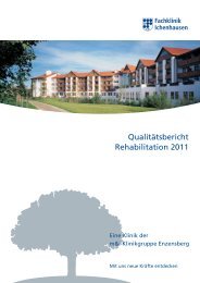 Fachklinik Ichenhausen - m&i-Klinikgruppe Enzensberg