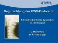 Begutachtung der HWS-Distorsion - Fachklinik Enzensberg