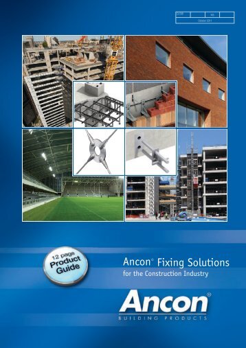 12 Page Product Guide - Ancon Building Products